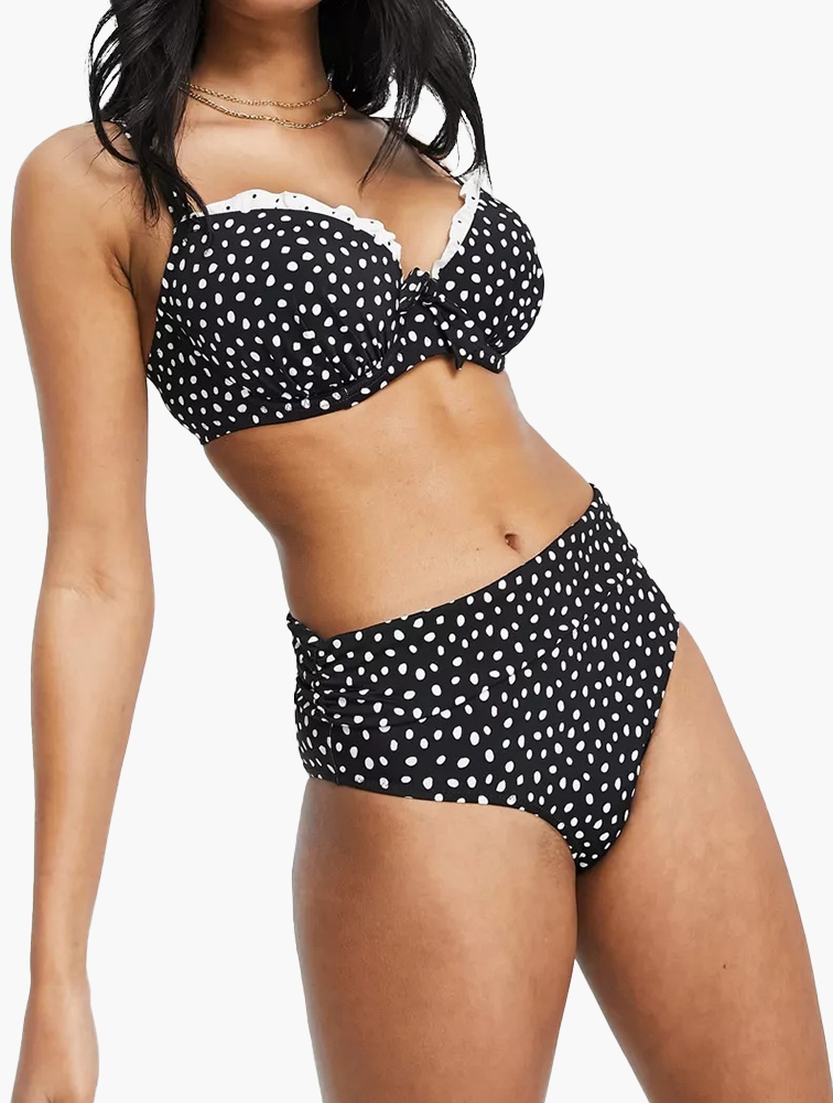 MyRunway Shop Pour Moi Multi Polka Dot Fuller Bust Hotspots
